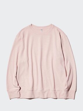 UNIQLO Soft Knitted Fleece Crew Neck Long Sleeve T-Shirt